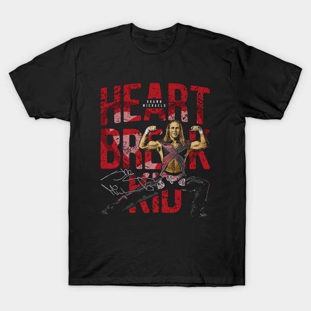 Shawn Michaels Heartbreak Kid T-Shirt by MunMun_Design